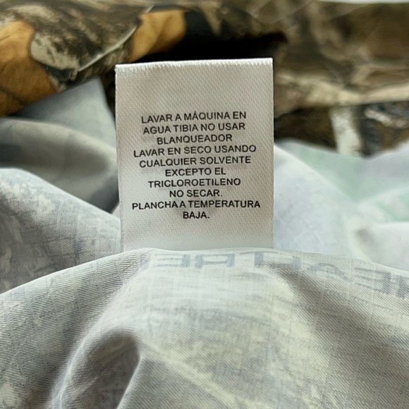 Realtree Edge Mens Hunting Shirt Brown Camouflage Pockets Short Sleeve XXL New - Picture 10 of 12